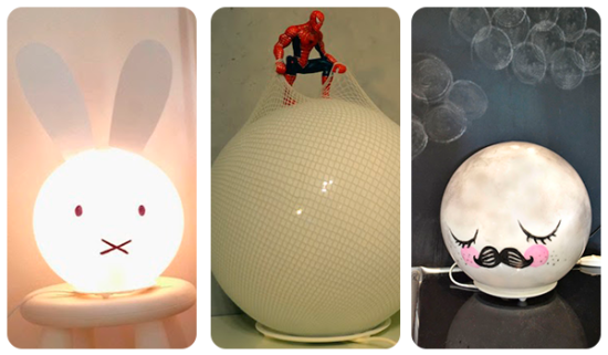 Lámparas infantiles personalizadas