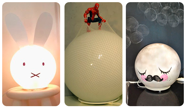 Lámparas infantiles personalizadas