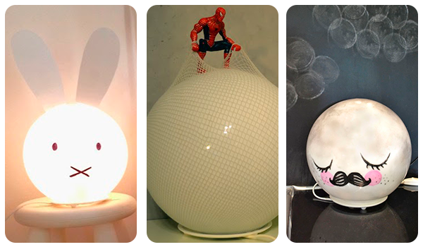 Lámparas infantiles personalizadas