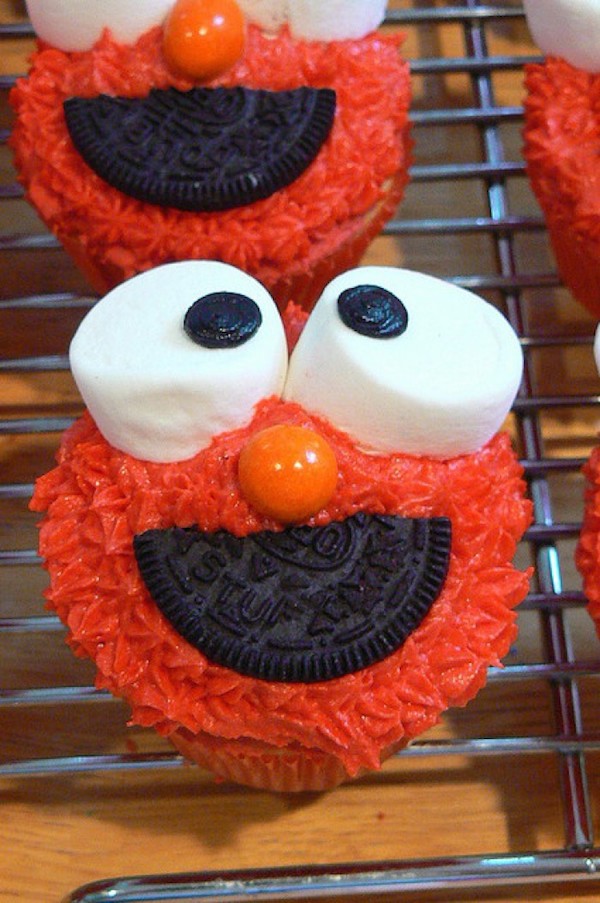 Cupcakes Decorados De Elmo
