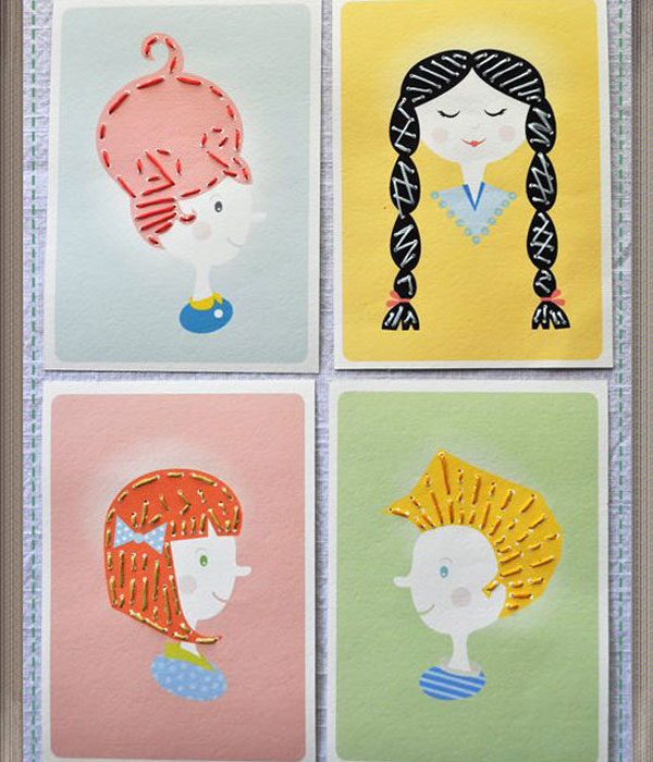 Manualidades para niños de bordado