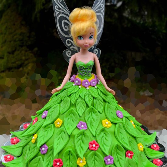 tarta princesa muñeca barbie