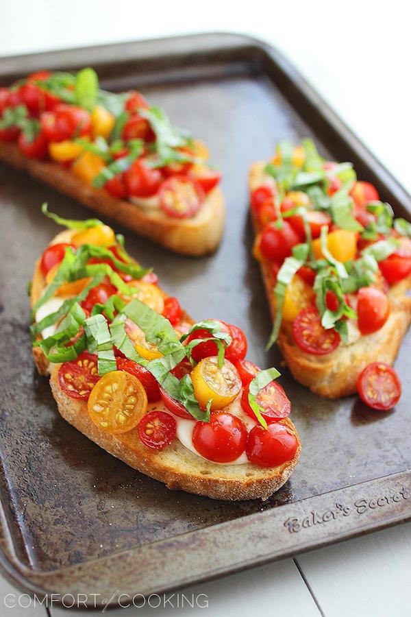 Bruschetta italiana, receta clásica y 7 recetas más de bruschettas fáciles