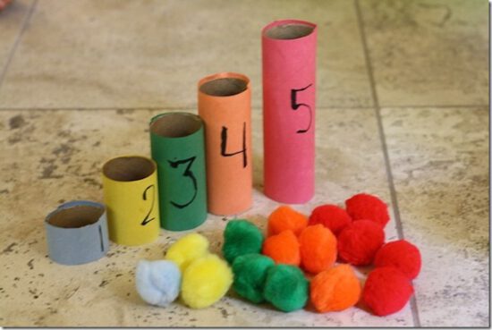 Manualidades fáciles para aprender los números