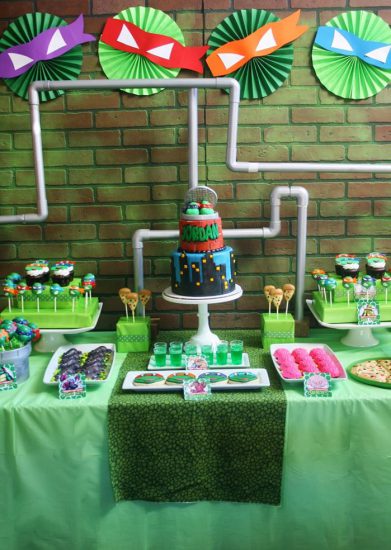 Fiestas infantiles tortugas ninja