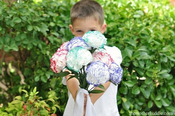 Flores de papel fáciles