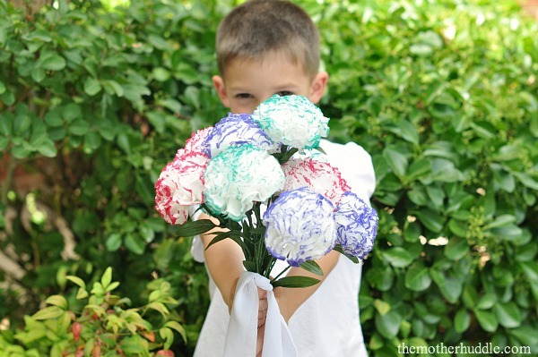 Flores de papel fáciles