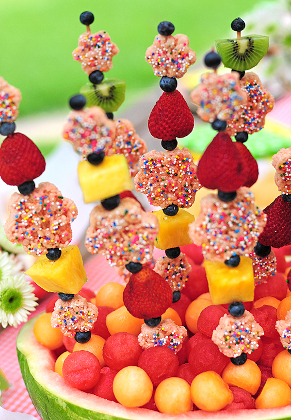 Brochetas De Fruta