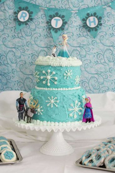 Tartas fáciles de Frozen