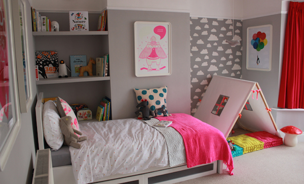 Decoración infantil, tiendas de campaña