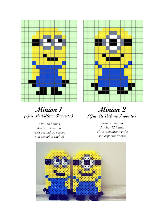 Plantillas  Figuras de Hama Beads