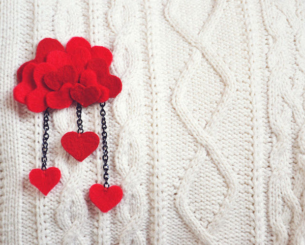 Broches de fieltro paso a paso