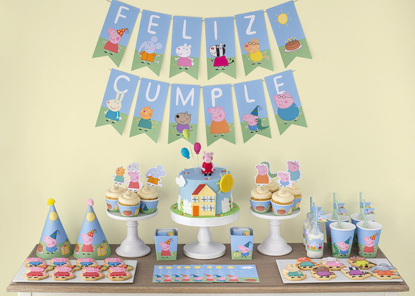 Decoración cumpleaños Peppa Pig