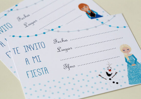 Invitaciones De Frozen