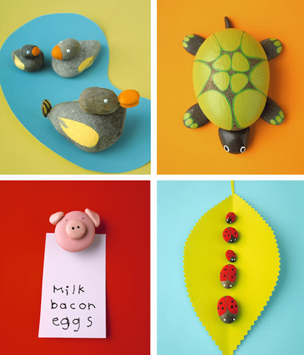 Manualidades infantiles con piedras