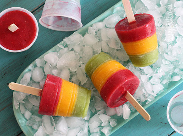 Recetas fáciles, polos de fruta