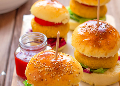 Hamburguesas Vegetales