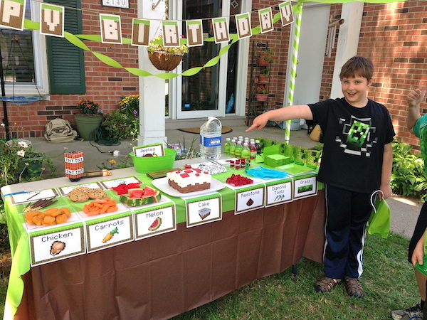 Fiestas infantiles Minecraft