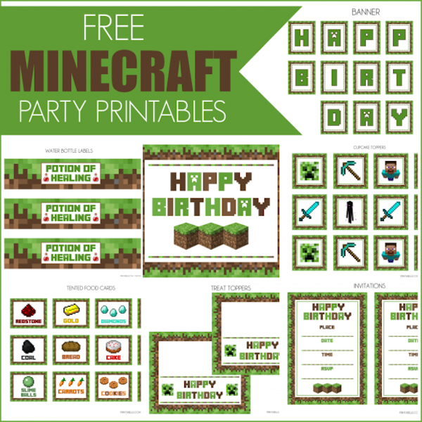 Cumpleaños Minecraft