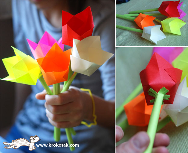 Flores de papel, 5 ideas para hacer con los niños - Pequeocio