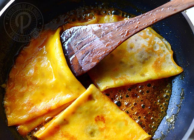 Crepes Suzette Dulces