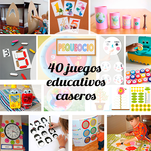 juegos educativos caseros Pequeocio