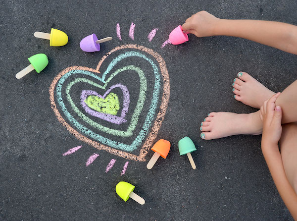 Manualidades infantiles, tizas caseras