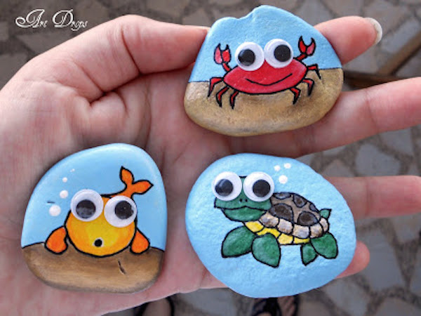 8 piedras pintadas ¡muy originales! - Pequeocio