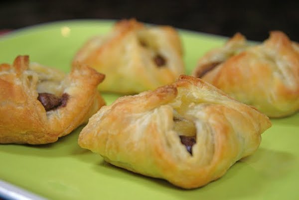 Nutella plátanos rellenos