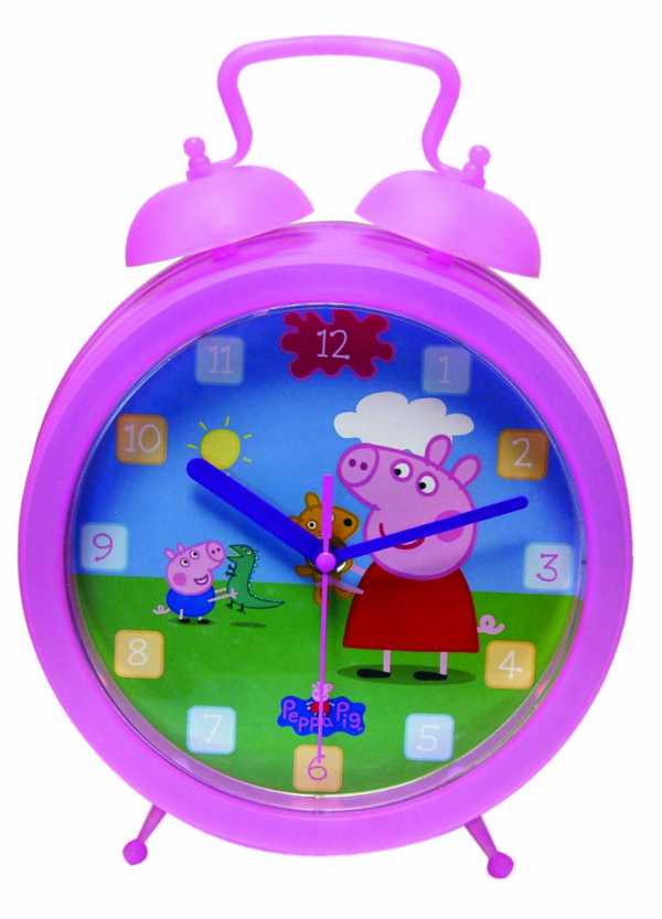 5 despertadores infantiles (relojes despertadores originales para niños) 4 Relojes despertadores: Peppa Pig