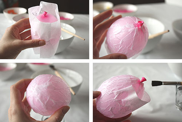 Cómo hacer huevos de dinosaurio de papel maché - Pequeocio