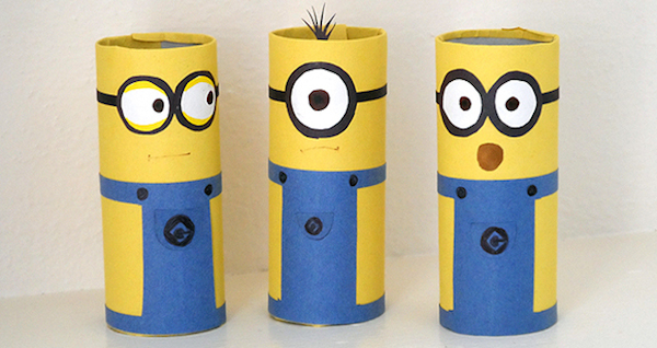 Manualidades con rollos de papel
