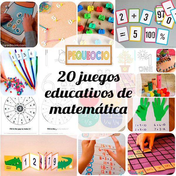 4 Juegos Educativos Caseros De Matematicas Pequeocio