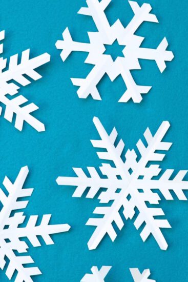 Copos de nieve de papel