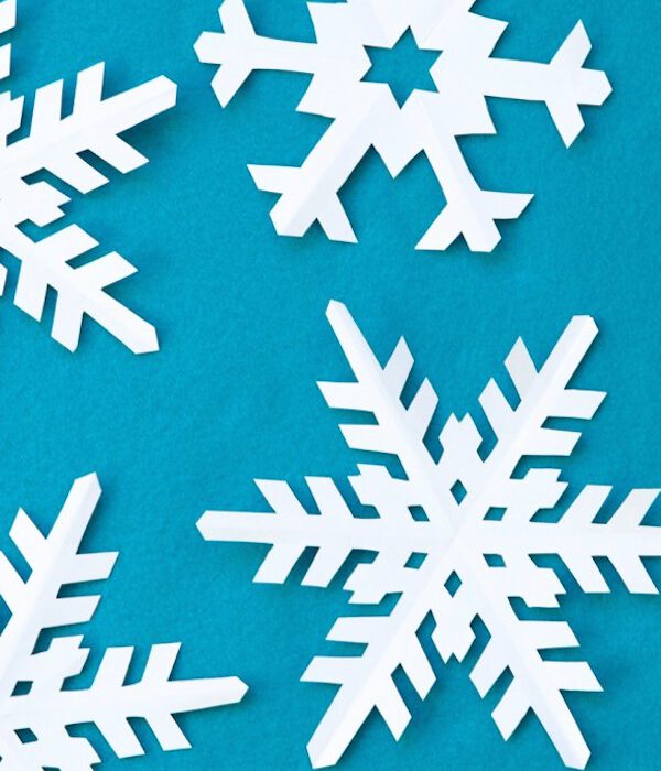 Cubeta Dormitorio preposición Copos de nieve, aprende a hacerlos de forma fácil - Pequeocio