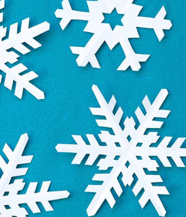 Copos de nieve de papel