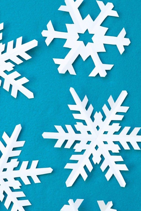 Copos de nieve de papel