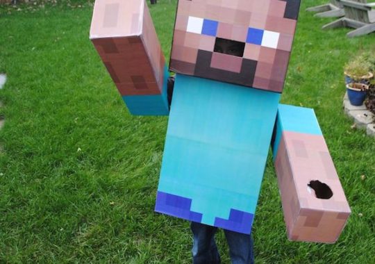 Disfraces caseros de Minecraft