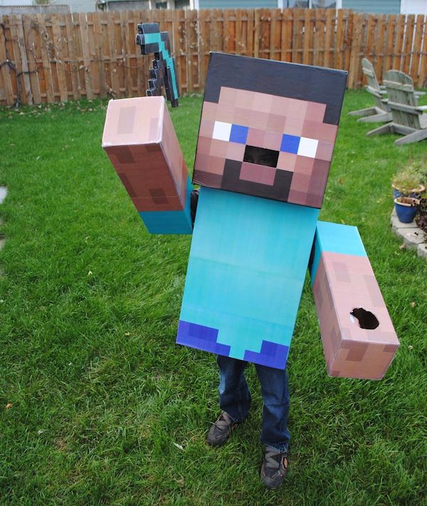 Enjuague bucal Víspera crisantemo Disfraces caseros de Minecraft - Pequeocio