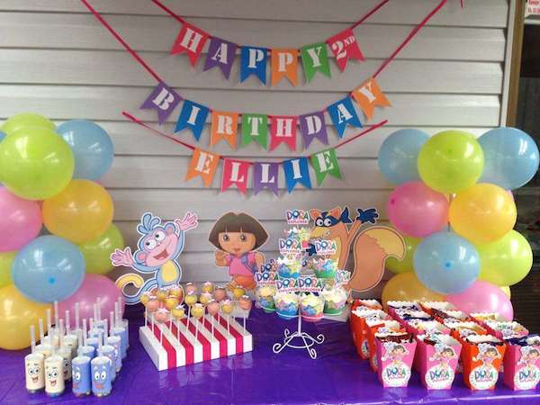 Fiestas Infantiles De Dora La Exploradora - Pequeocio Cumpleaños Infantiles