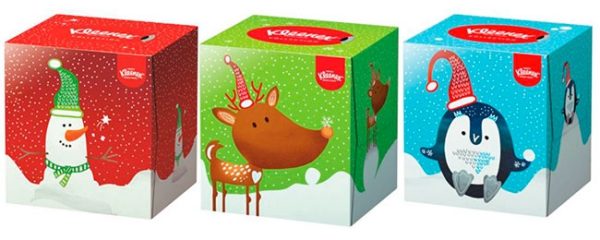 Cómo hacer posavasos navideños con Kleenex®