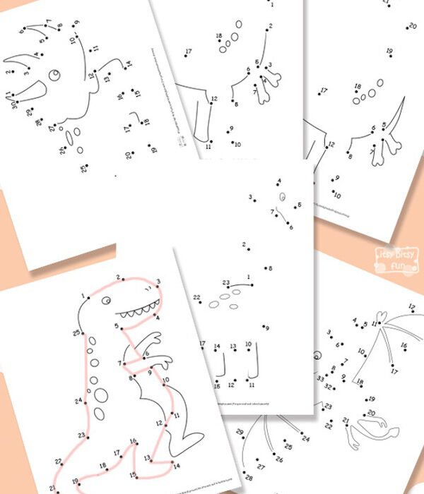Dibujos para unir puntos