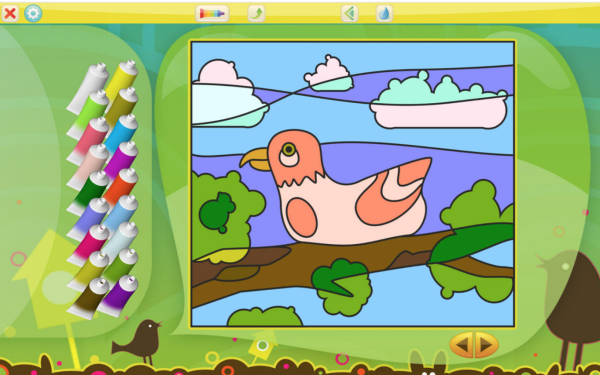 Apps infantiles para colorear por números