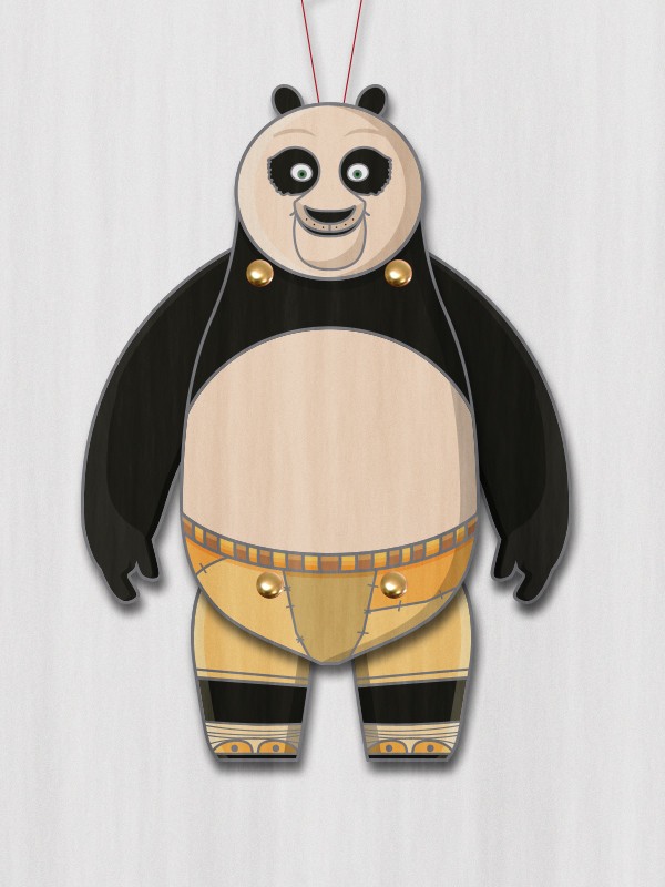Manualidades de Kung Fu Panda