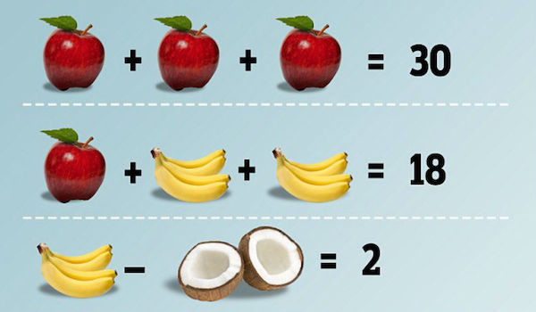 Acertijo de la fruta