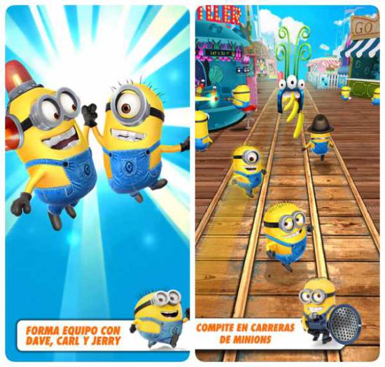 Aplicaciones infantiles gratis de los Minions