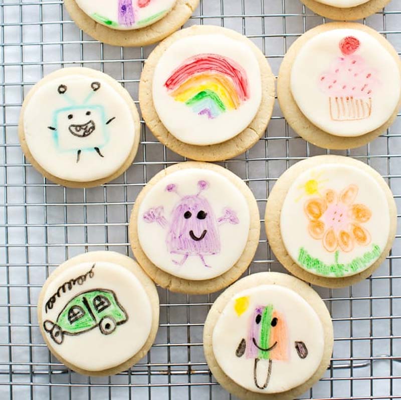 galletas decoradas con rotuladores comestibles