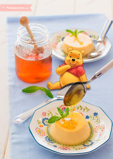 flan de miel receta disney