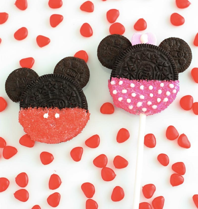 Galletas de Mickey Mouse y Minnie