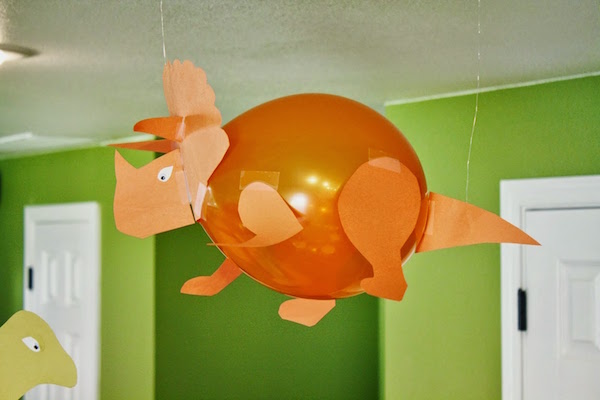 Decoración Con Globos De Dinosaurios